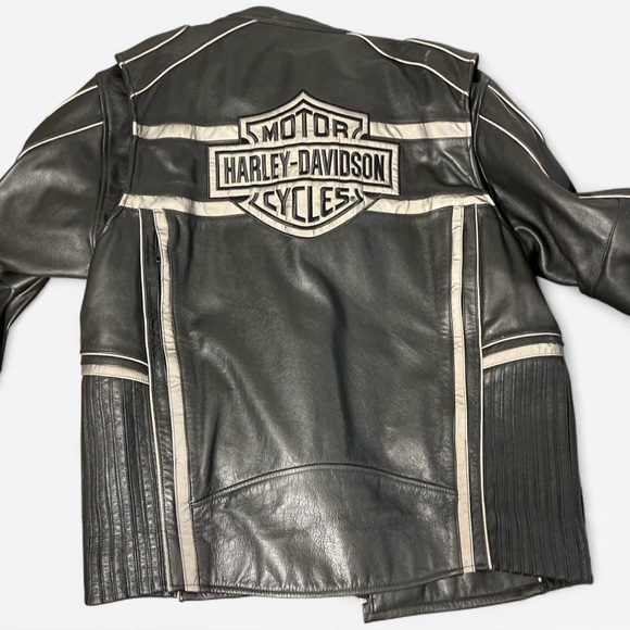VTG Harley Davidson leather convertible jacket - Picture 2 of 8